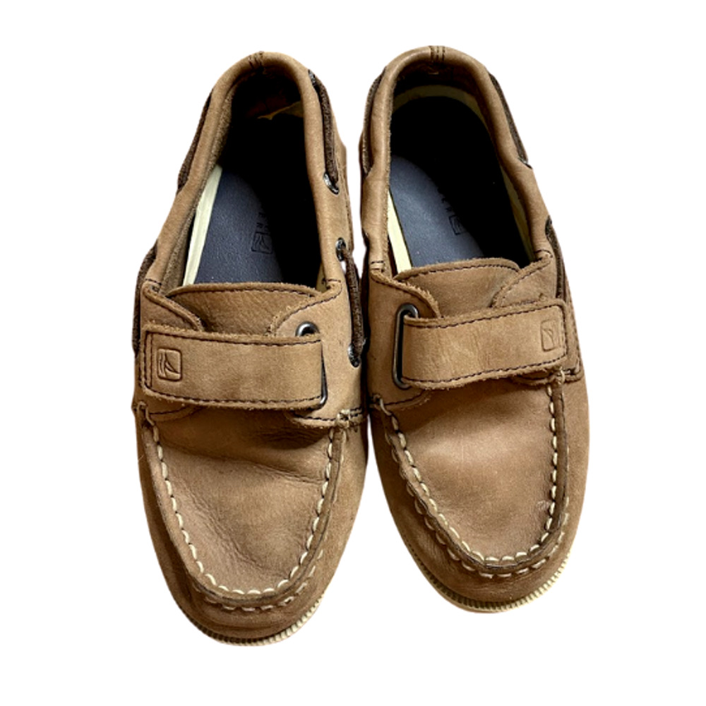 Sperry Top-Sider Intrepid Boys Tan Brown Leather